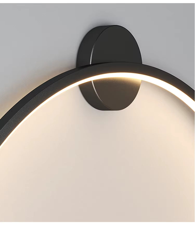 LumaNova Round Wall Light for Modern Minimalist Interiors
