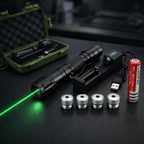 Puntatore Ricaricabile USB con Laser Verde per Lunga Distanza Potente