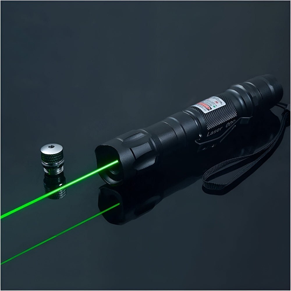 Puntatore Ricaricabile USB con Laser Verde per Lunga Distanza Potente
