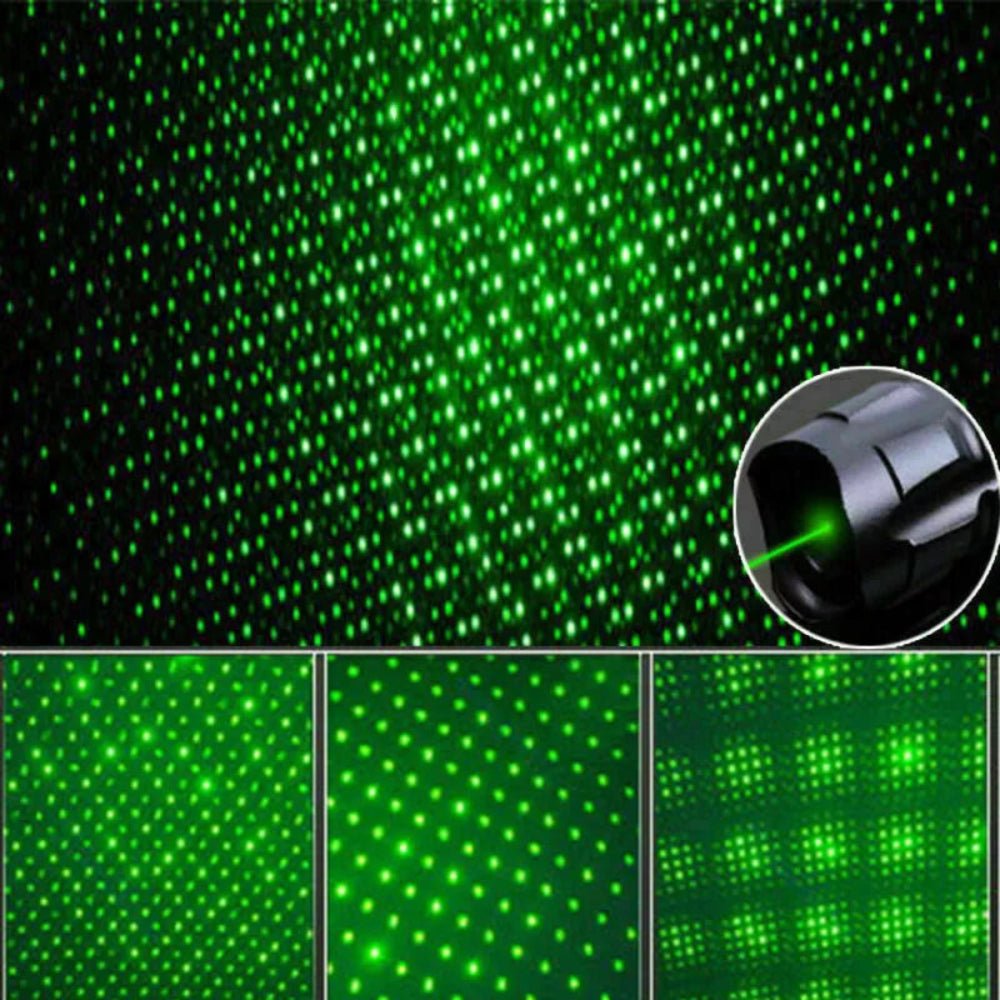 Puntatore Ricaricabile USB con Laser Verde per Lunga Distanza Potente