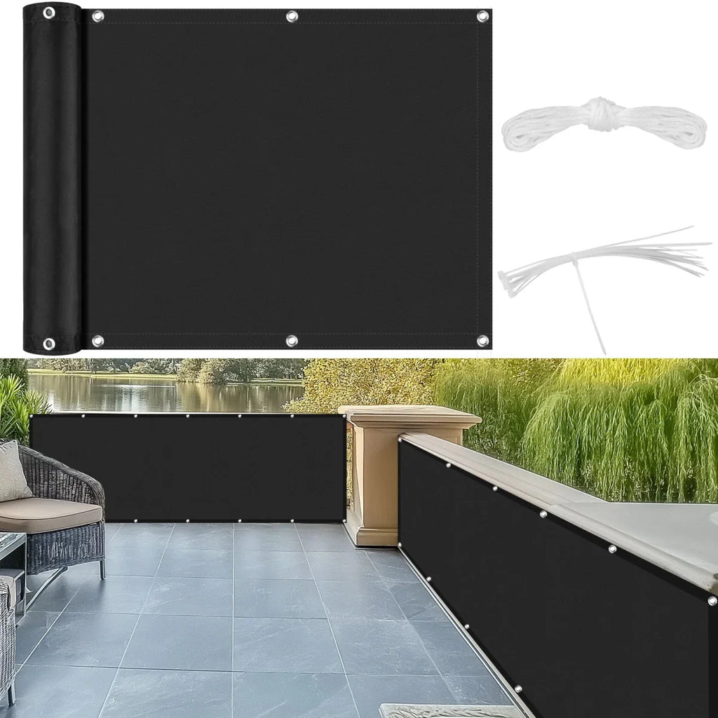 Ochranná clona pro větší soukromí na balkóně a terase