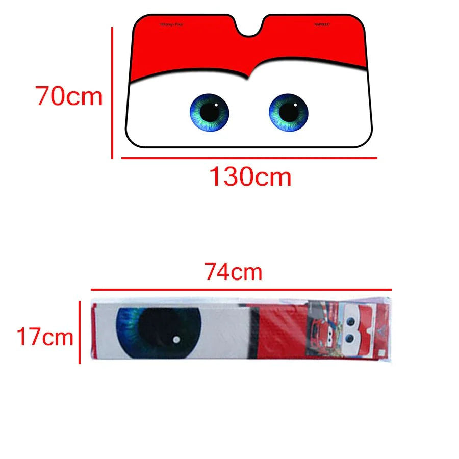 Windshield visor for reliable sun protection