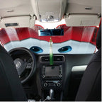 Windshield visor for reliable sun protection