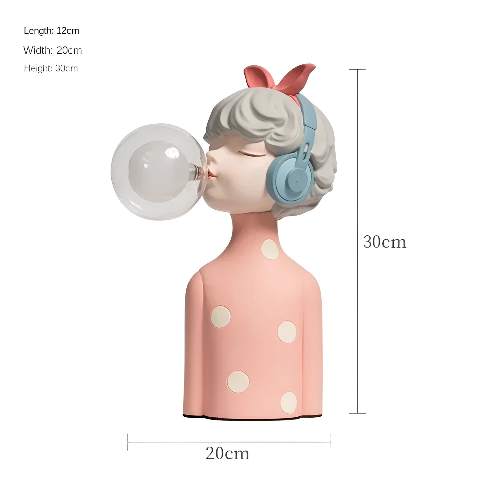LumaSprite Cartoon Bubble Lamp Nightlight Statue For Kids
