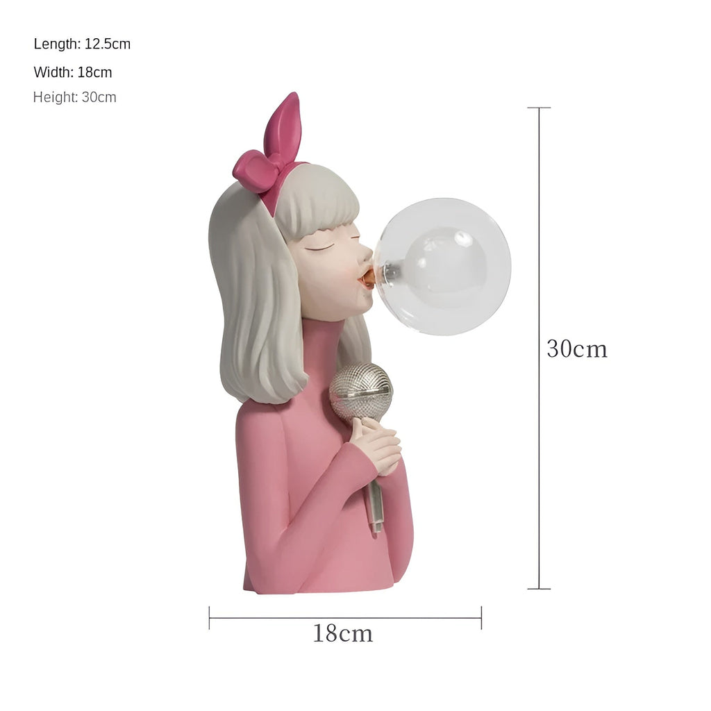LumaSprite Cartoon Bubble Lamp Nightlight Statue For Kids