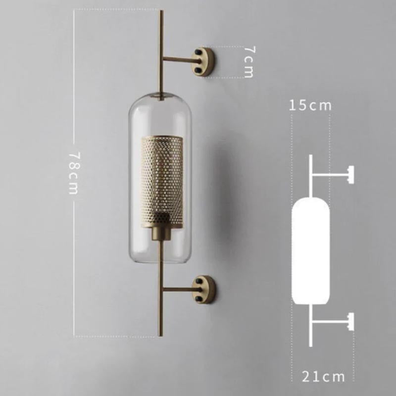 LumaHex Honingraat Bol Wandlamp Met Warme Gouden Gloed