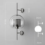 LumaHex Bikakevegglampe med varm gyllen glød