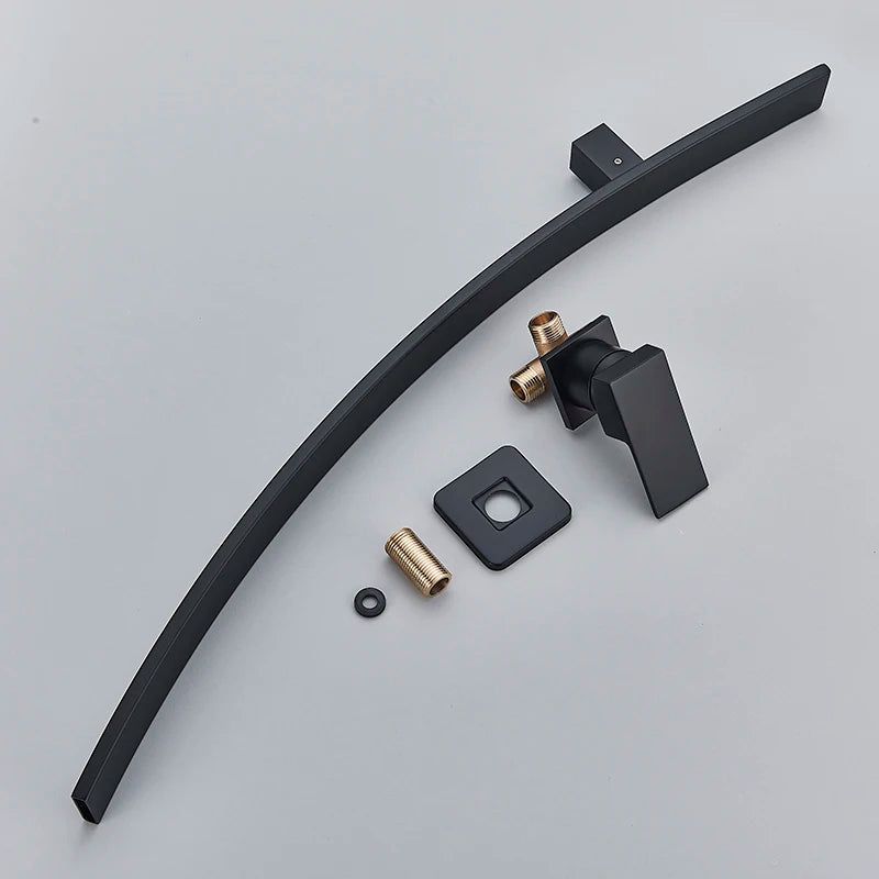 Aeris Arc Spout Faucet Modern Minimalist Bath Fixture