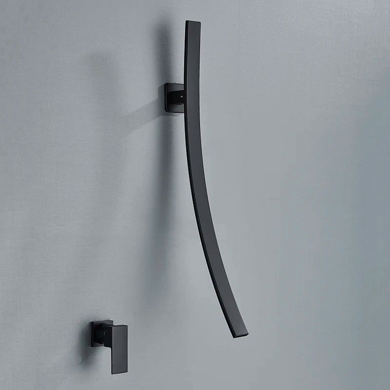 Robinet cu pârâu Aeris Arc, modern, minimalist, pentru baie