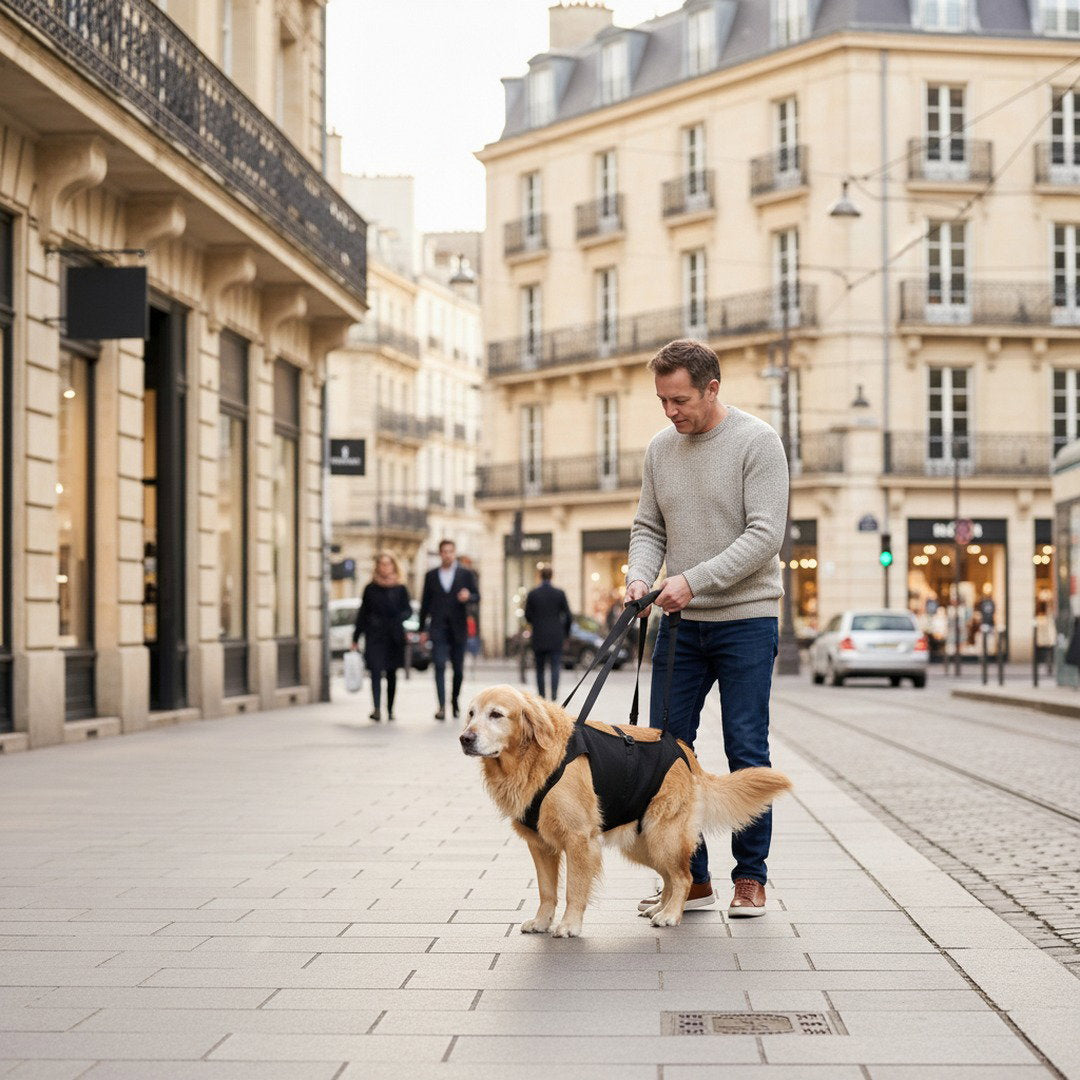 Imbracatura Ergonomica Sollevamento per Cani Grandi, Aiuta a Salire le Scale e Durante le Passeggiate
