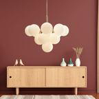 Novara Fünf-Kopf Eisen LED Pendelleuchte für moderne Innenräume