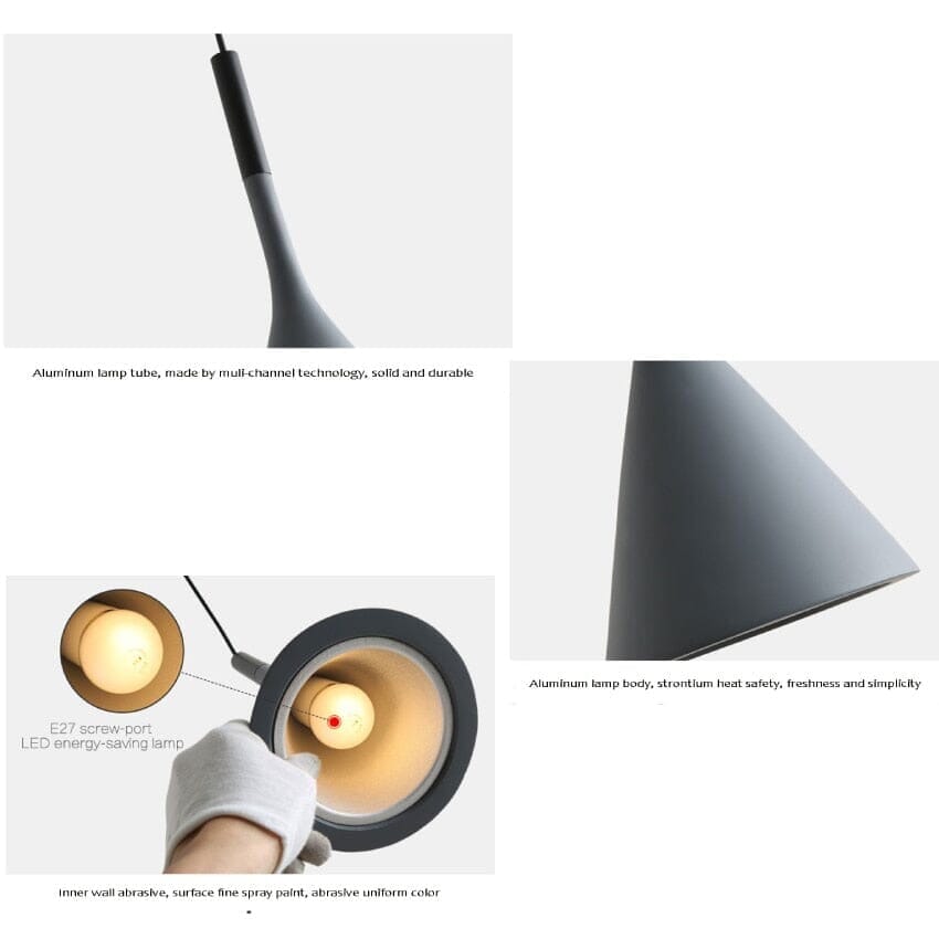 Soren Grey Kücheninsellichter, Set von drei