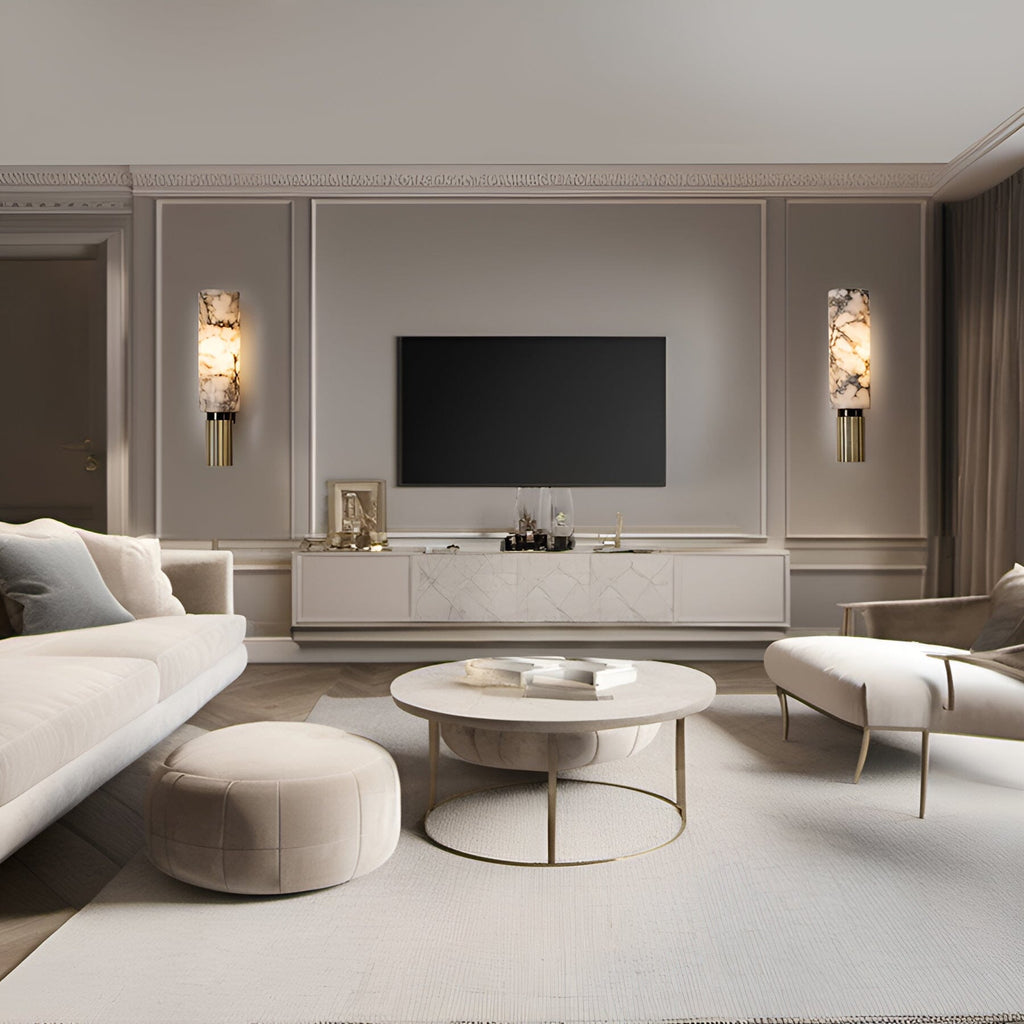 Loxley | Marmor Væglampe