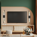 Lámpara de Doble Cabeza Negra Avelin