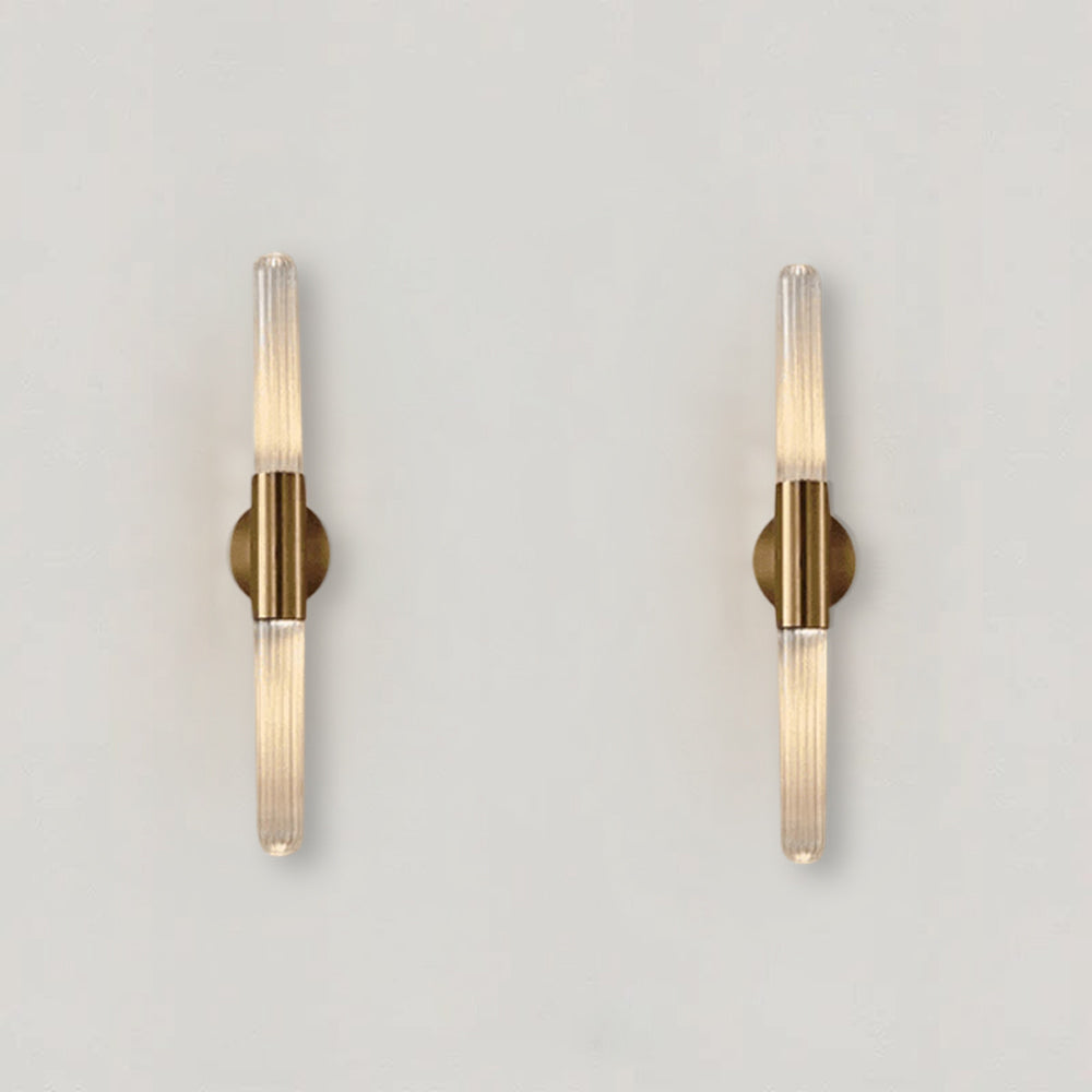 Lyra glassstanglampe, nordisk moderne belysning for kjøkken og oppholdsrom