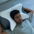 Orthopedic Contour Pillow With Memory Foam For Neck Support