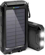 Caricatore Solare 20000mAh per Escursionismo e Avventure all'Aperto