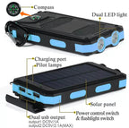 LyraCharge solcelle powerbank 500000mAh IP67 vanntett