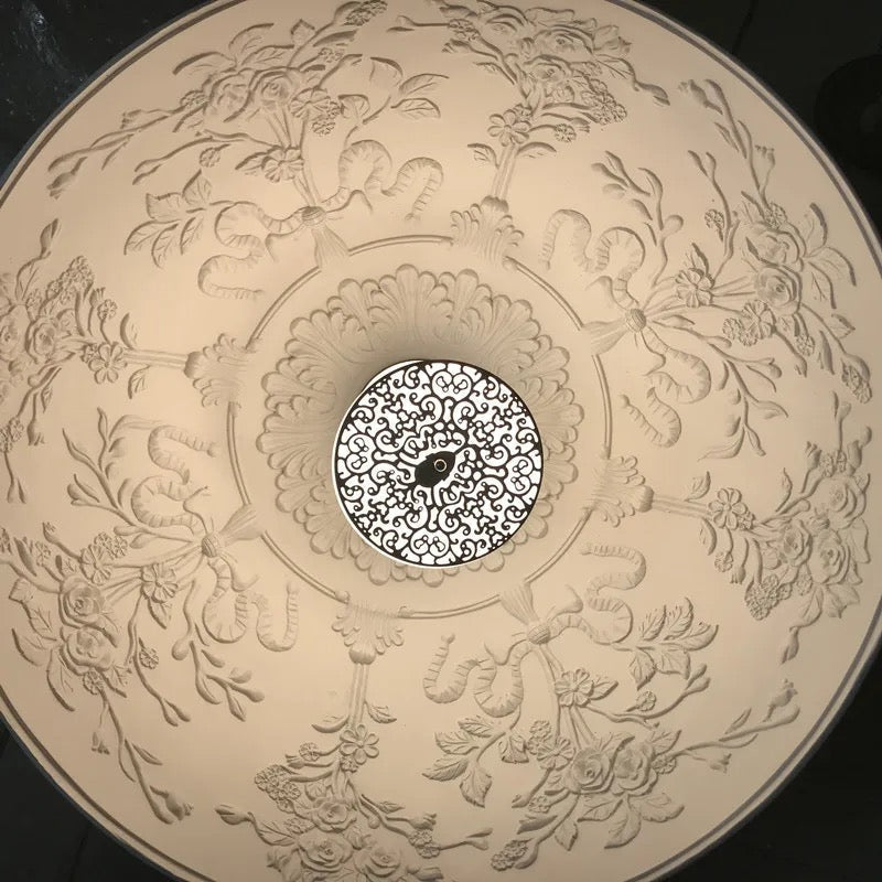 Lampu Gantung Ruang Makan Solara Ember Gaya Pertengahan Abad Dengan Cahaya LED Boleh Laras