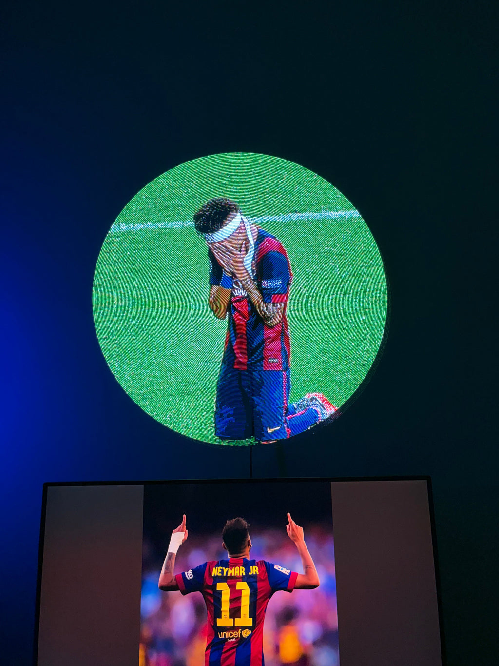 SpinRay 3D Holographic LED Fan with App Control & Bluetooth Audio