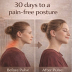 Pulsewell Håndfri Shiatsu Nakkemassageapparat med Varme (Ledningsfri)