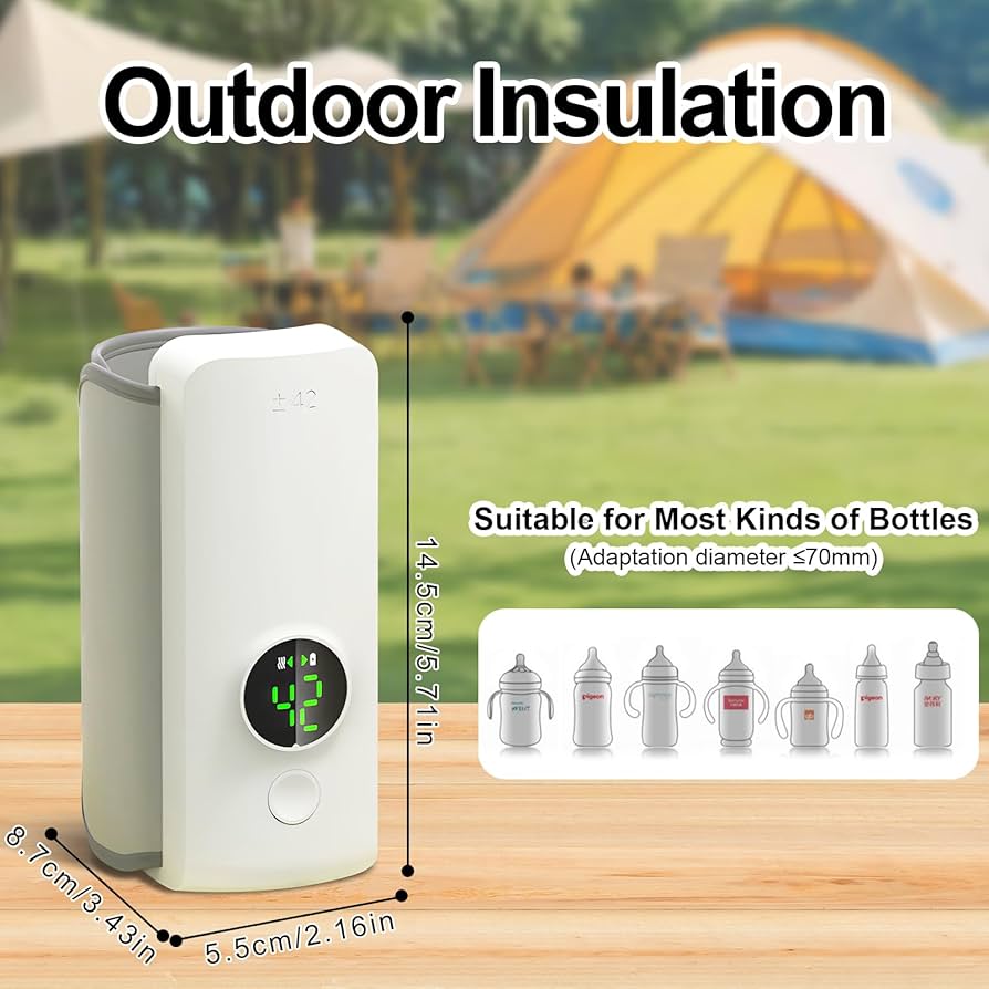 Compact Bottle Warmer For On-The-Go Parents Quick Heating