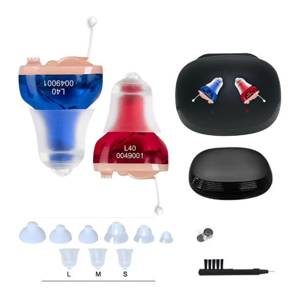 AuroraOne In-Ear Rechargeable Hearing Aids With Clear Sound