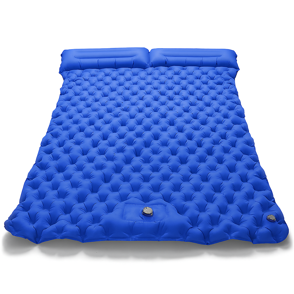 Matelas de camping gonflable pour deux personnes pour un confort de sommeil en plein air