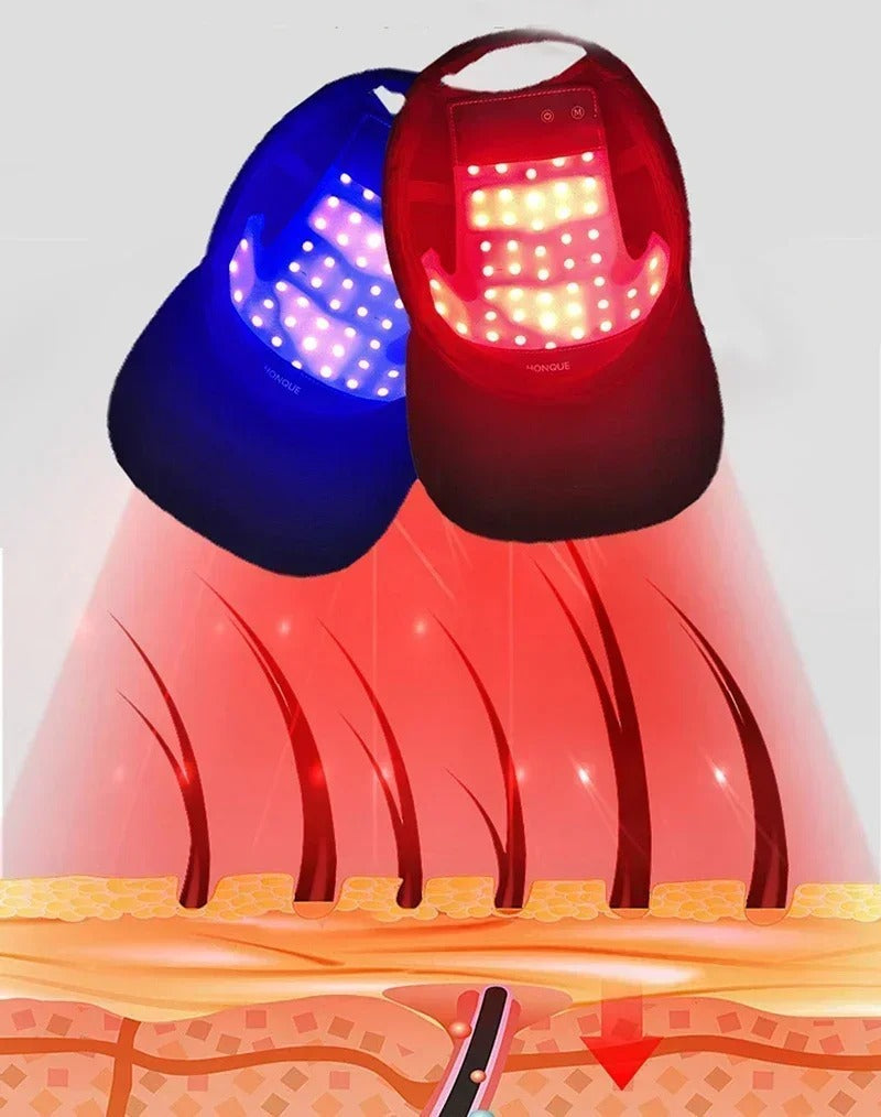 Czapka Hairglow Pro z terapią światłem podczerwonym na przerzedzenie włosów