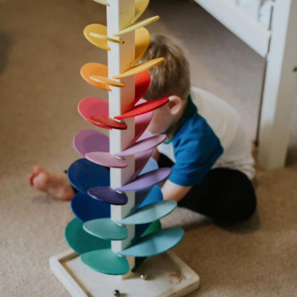 Luca Rainbow Murmur Torre di Percorso per Biglie per Bambini Curiosi