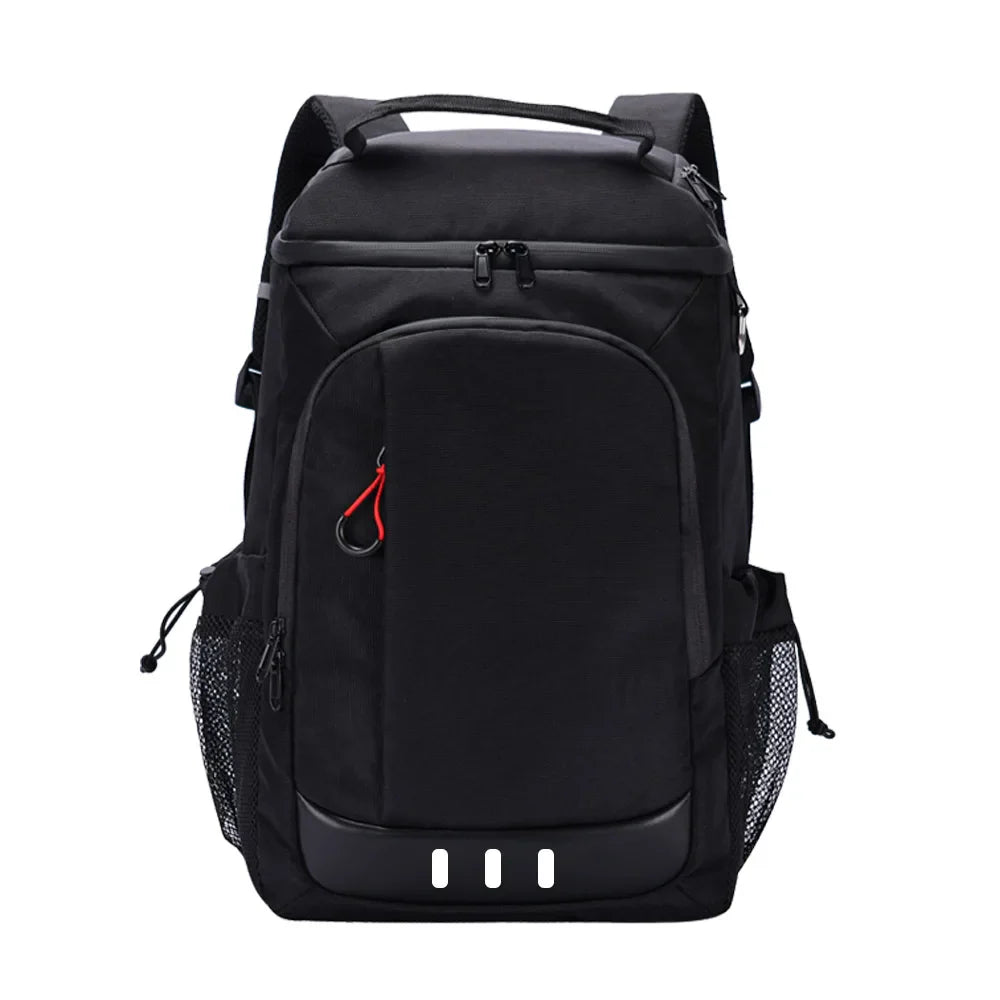 Durable cooler backpack with bottle opener for trips and camping