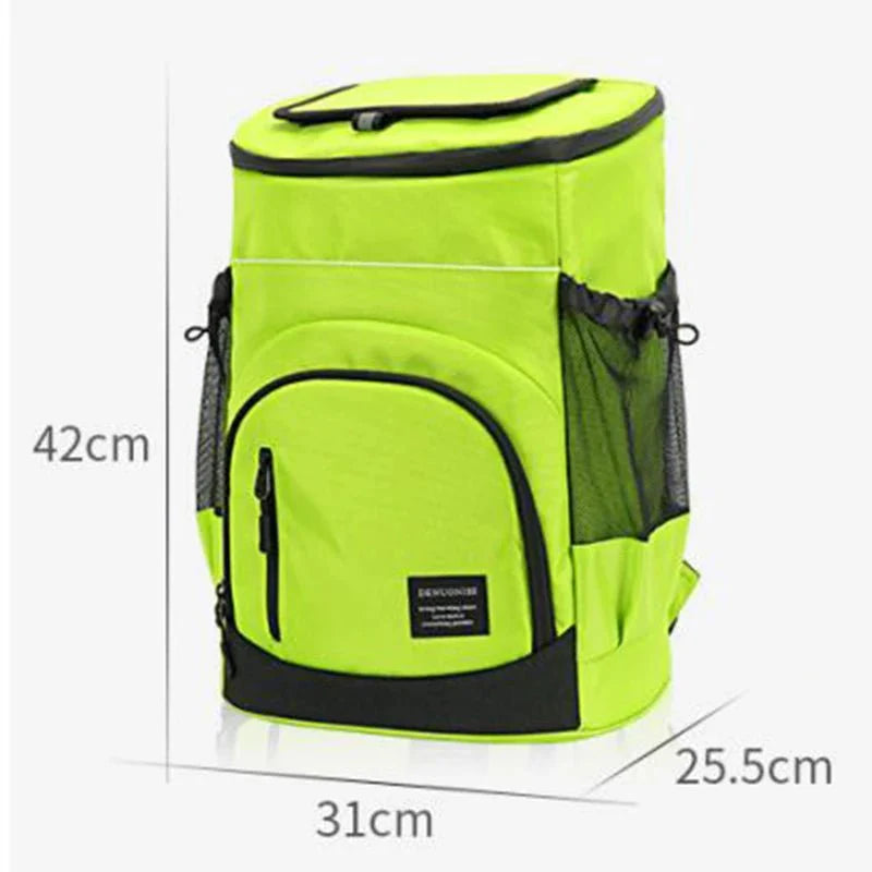 Insulated Cooler Backpack for Fresh Drinks and Snacks On the Go