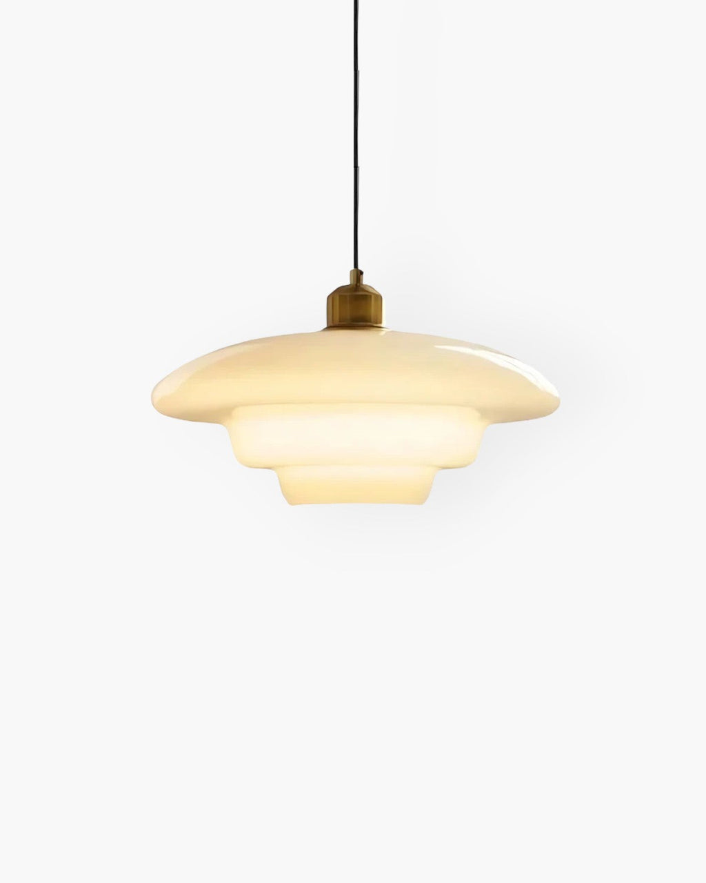 ライラクラウド ペンダントライト 柔らかな雲の乳白色ガラスの輝き