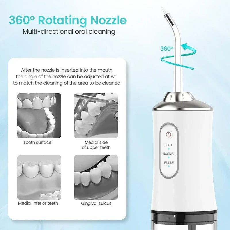 Portable Wireless Water Flosser For Deep Cleaning At Home