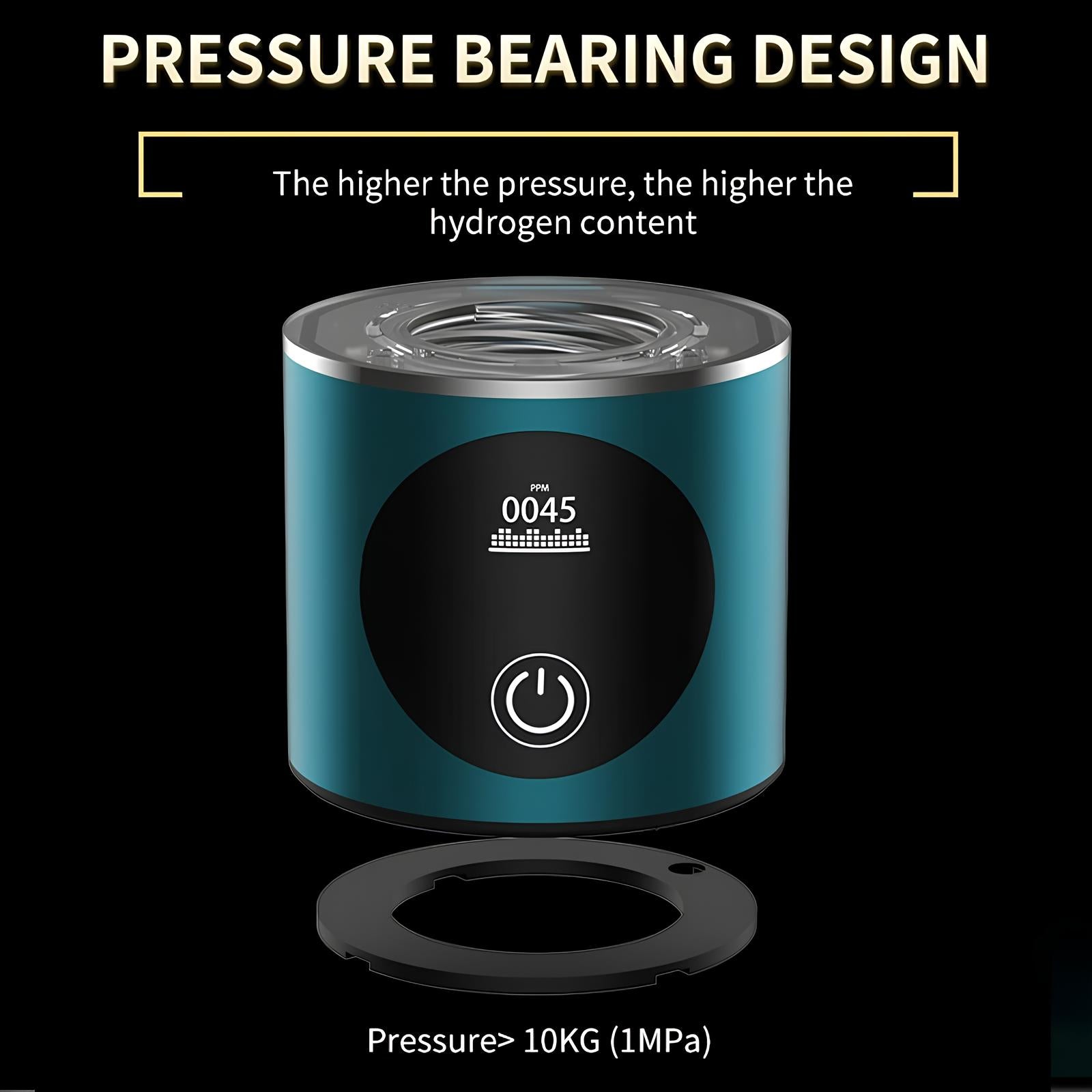 زجاجة ماء نوفاهايدرو 5000ppb أيوني الهيدروجين النخبة