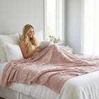 Pamut jákómintás takaró otthoni díszítéshez