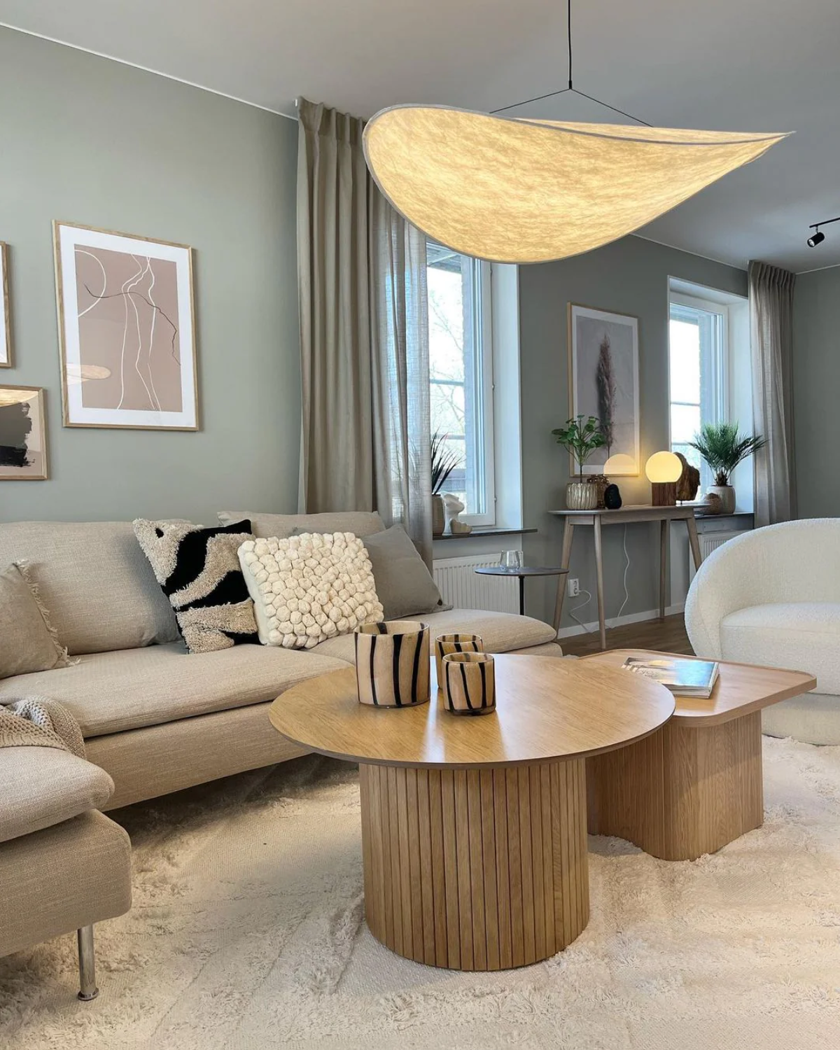 NovaLume Japandi Flydende Bånd Vedhængslys Blødt Skær