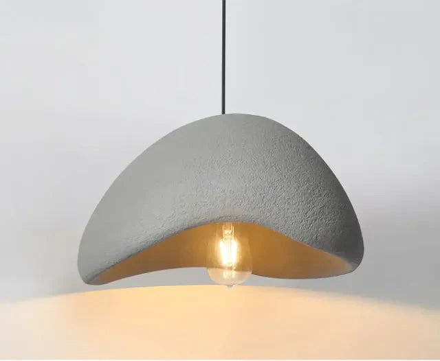 Lampada da designer Cavelle in cemento con accento geometrico moderno