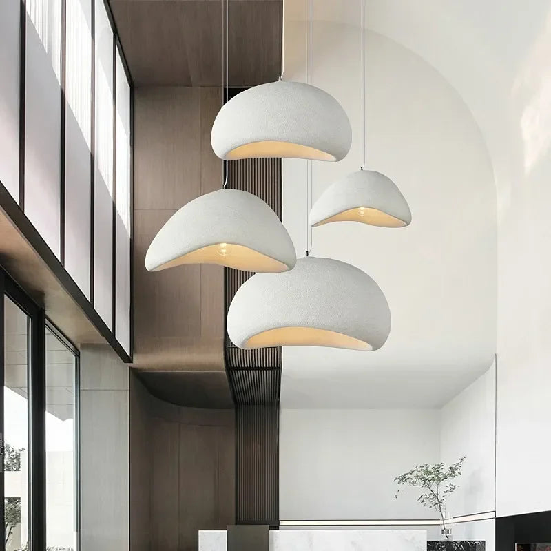 Lampada da designer Cavelle in cemento con accento geometrico moderno