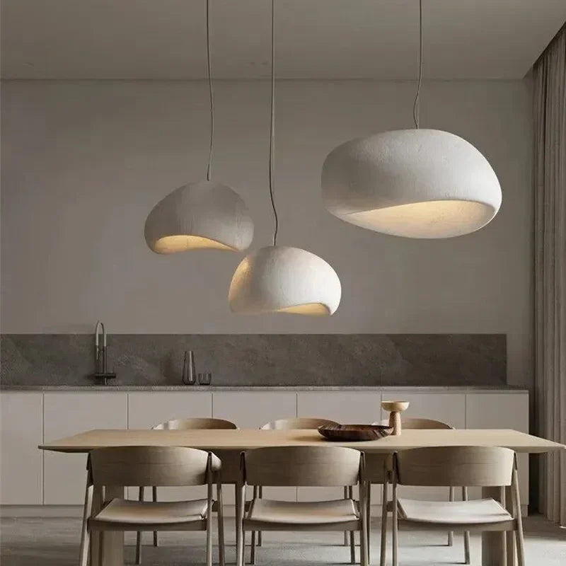 Lampada da designer Cavelle in cemento con accento geometrico moderno