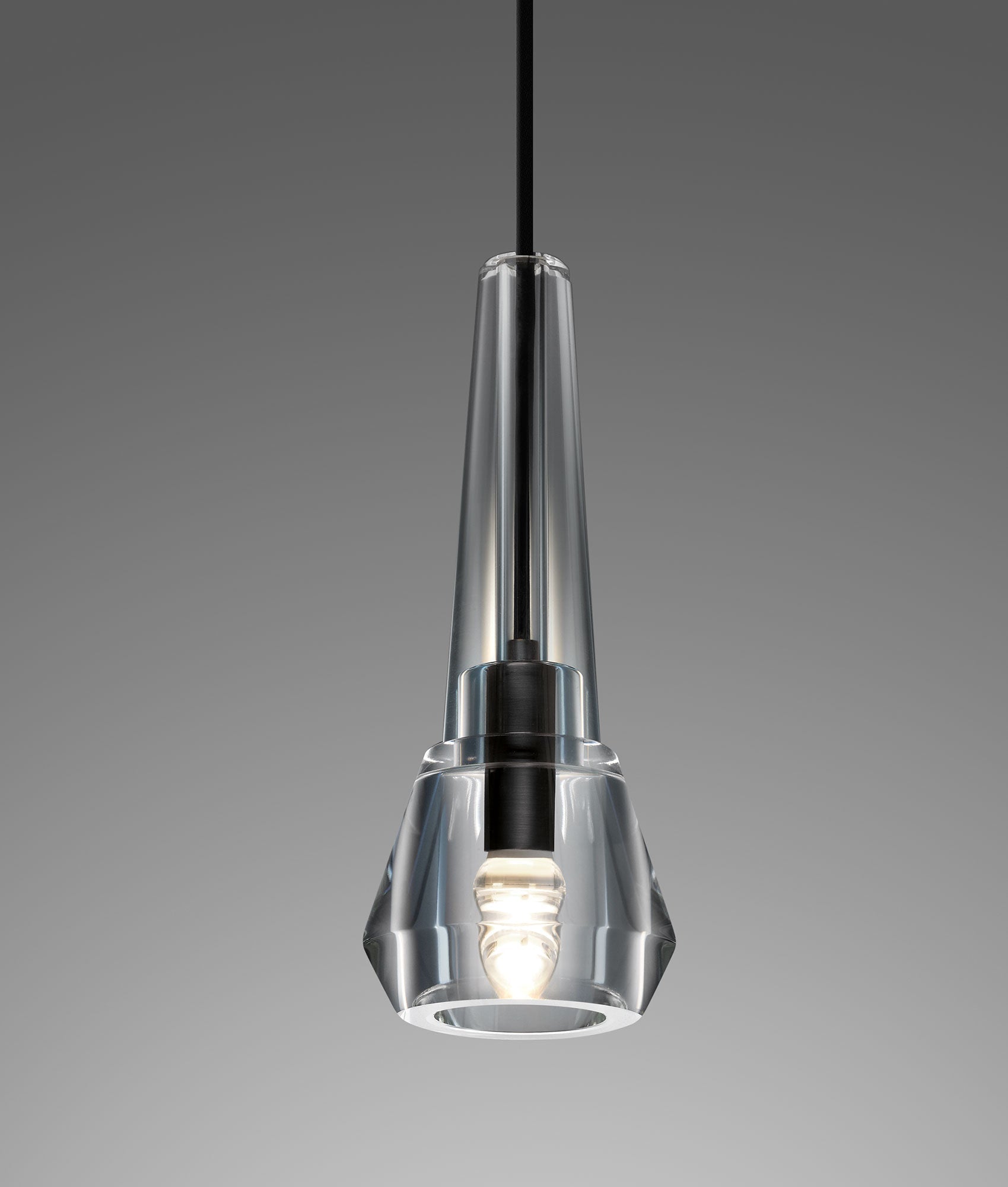 Lámparas colgantes LED de cristal K9 de cobre completo premium Asterra