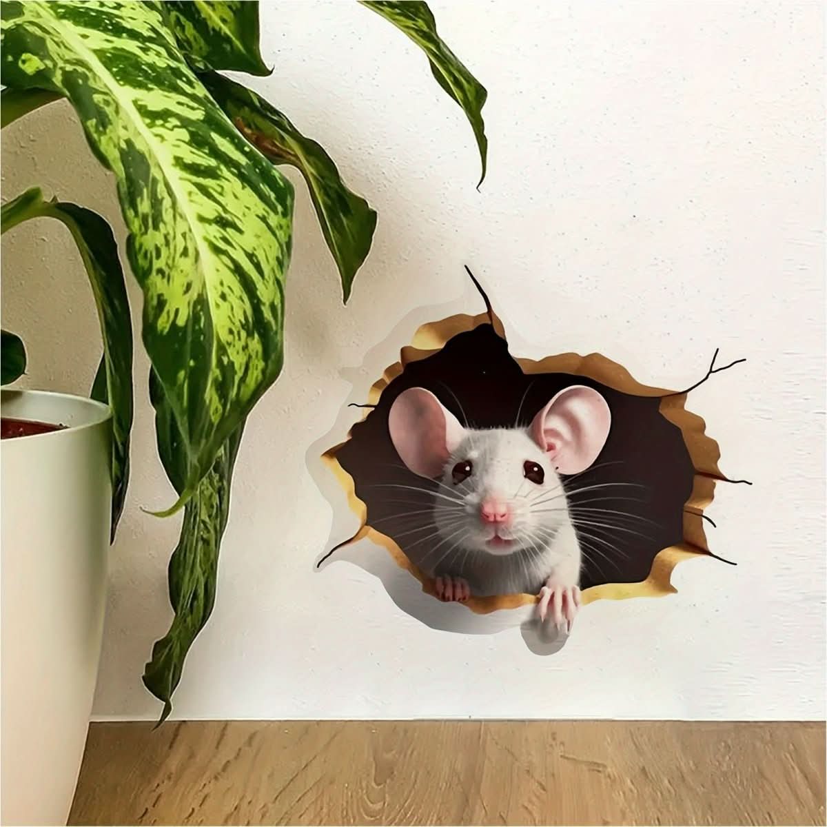 DecoraMice 3D Cartoon Wall Stickers | Adorable Mouse Wall Stickers for Children's Rooms and Living Space Decoration