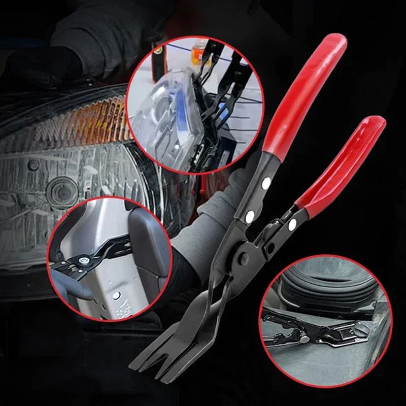 Alicates ergonómicos de plástico para remaches para facilitar la extracción de clips