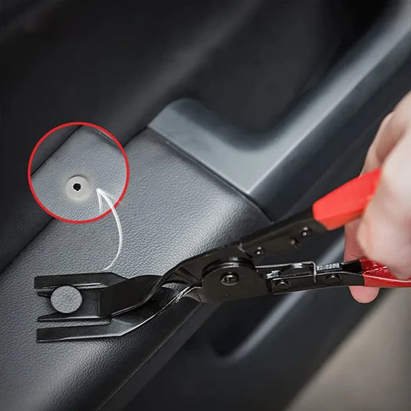Alicates ergonómicos de plástico para remaches para facilitar la extracción de clips