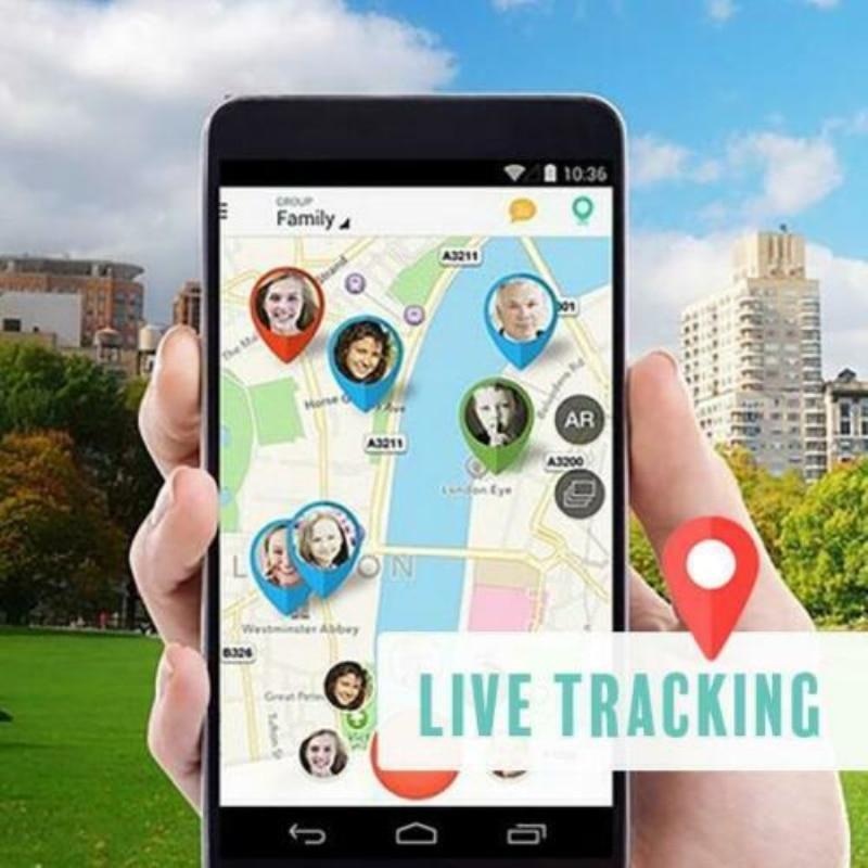 Mini GPS-spårare för barn med SOS-geoalert för föräldrar