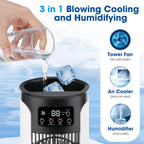 3-in-1 air cooler for refreshment and comfort