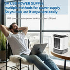 Portable air cooler for refreshing comfort on hot days