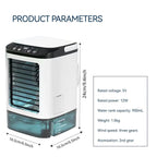 Portable air cooler for refreshing comfort on hot days