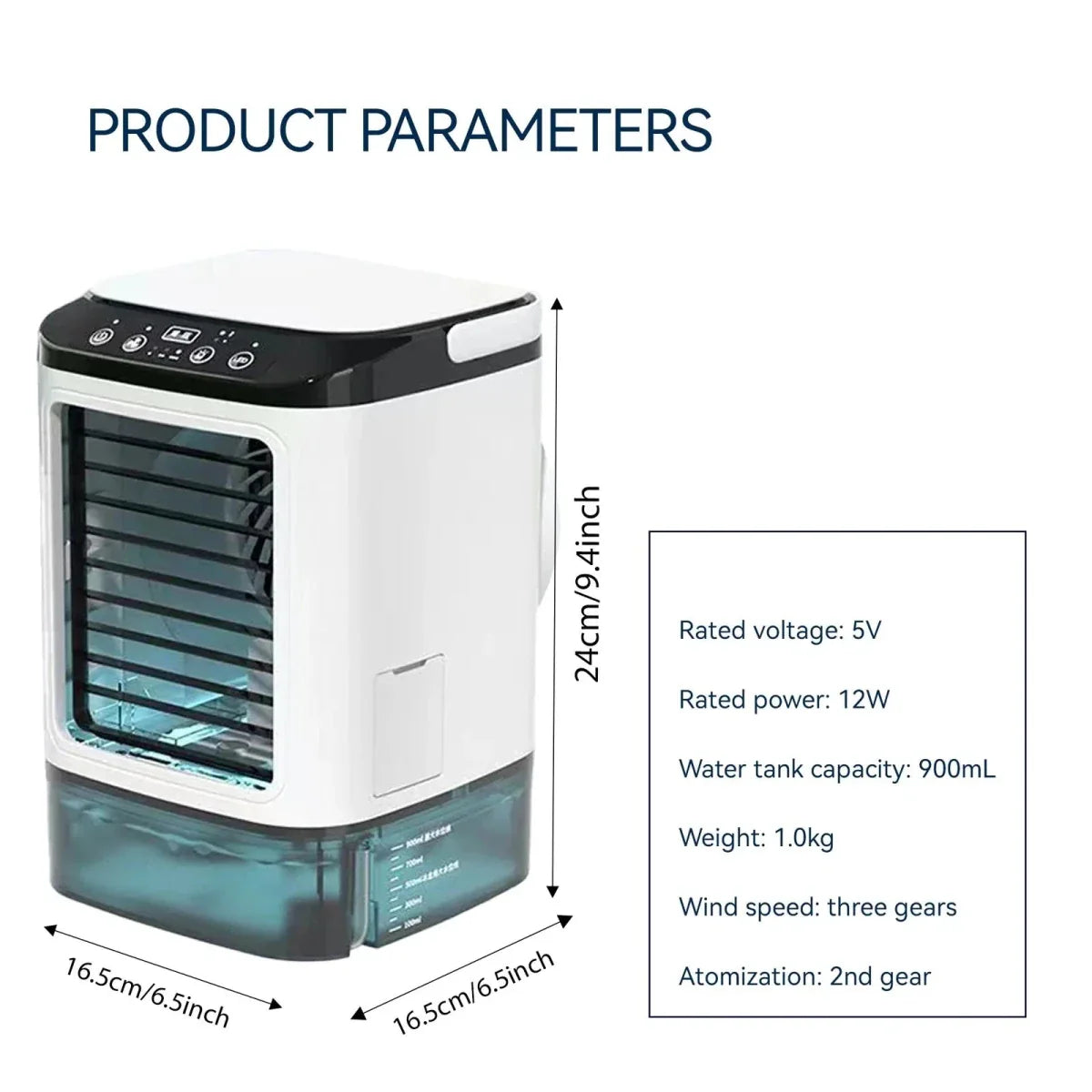 Portable air cooler for refreshing comfort on hot days