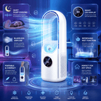 Quiet Bladeless Air Conditioner for Restful Nights